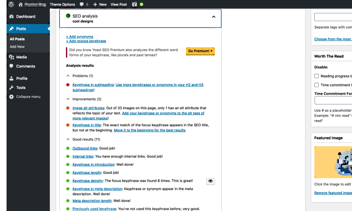 Imagen con texto y una columna derecha